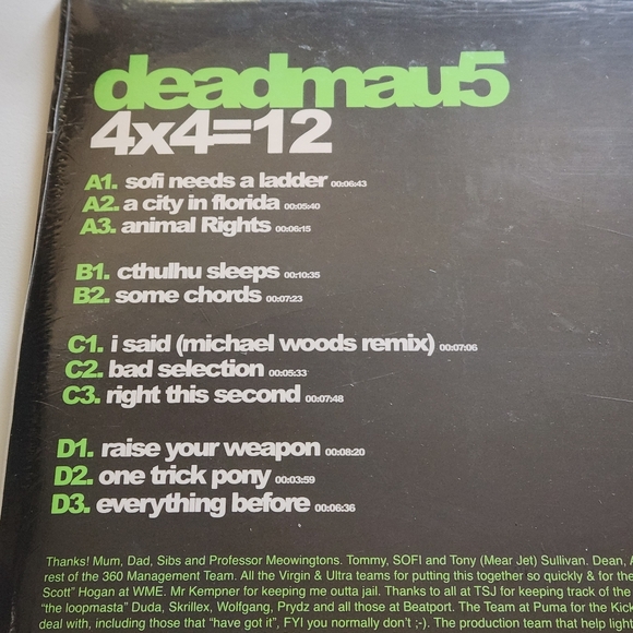 Deadmau5 Vinyl - Rare, OOP, limited to 1000 - Picture 4 of 5